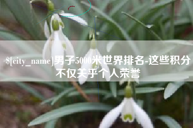 安徽男子5000米世界排名-这些积分不仅关乎个人荣誉