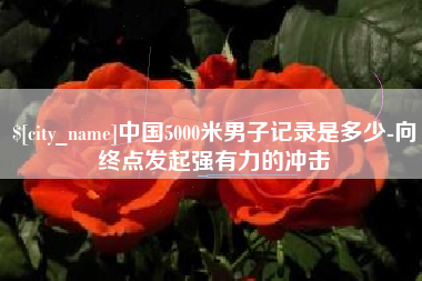 安徽中国5000米男子记录是多少-向终点发起强有力的冲击