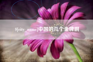 安徽中国的几个金牌啊