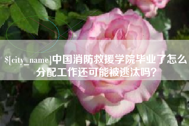 安徽中国消防救援学院毕业了怎么分配工作还可能被逃汰吗？