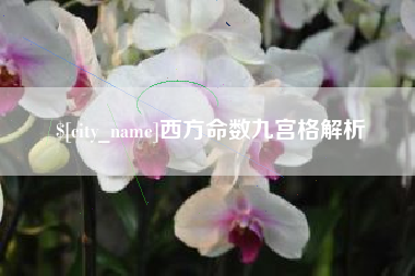 安徽西方命数九宫格解析