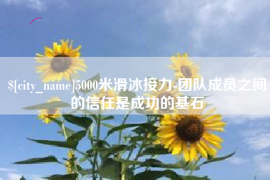 安徽5000米滑冰接力-团队成员之间的信任是成功的基石