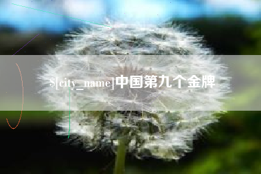 安徽中国第九个金牌