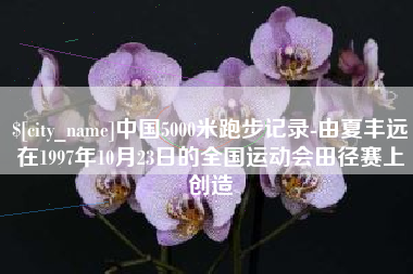 安徽中国5000米跑步记录-由夏丰远在1997年10月23日的全国运动会田径赛上创造