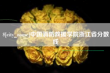 安徽中国消防救援学院浙江省分数线