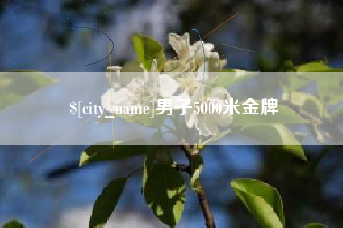 安徽男子5000米金牌