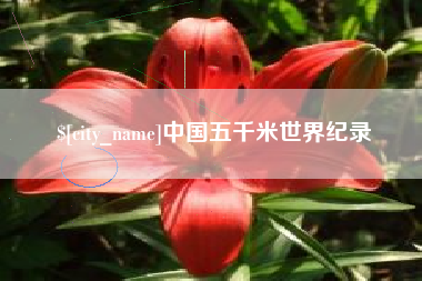 安徽中国五千米世界纪录
