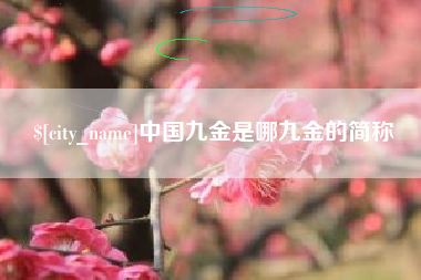 安徽中国九金是哪九金的简称