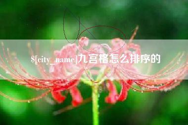 安徽九宫格怎么排序的