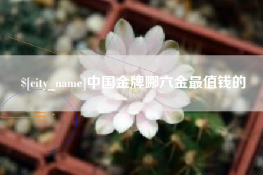 安徽中国金牌哪六金最值钱的