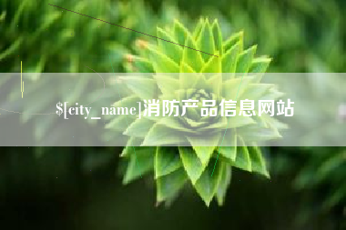 安徽消防产品信息网站