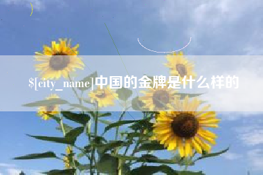 安徽中国的金牌是什么样的