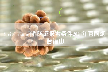 安徽消防证报考条件2024年官网烟台福山