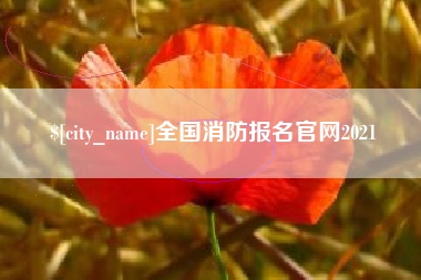 安徽全国消防报名官网2021